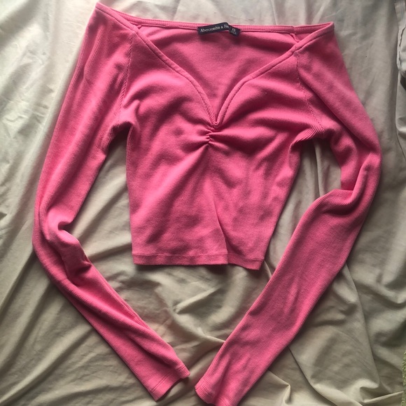 Abercrombie & Fitch Tops - Bubblegum Abercrombie Long Sleeve
